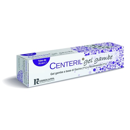 

Крем Centeril для уставших и тяжелых ног - Холодный гель для отечных ног и кровообращения, дренаж ног, освежающий, дренирующий, обезжиривающий - Помогает при Errekappa Euroterapici