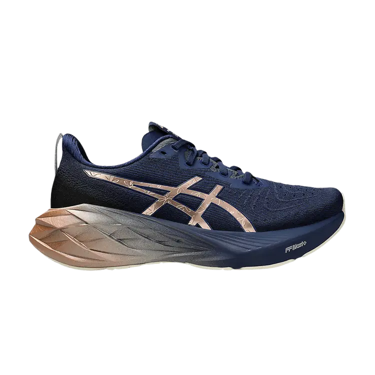 

Кроссовки ASICS Wmns Novablast 4 Platinum Blue Expanse Rose Gold, синий