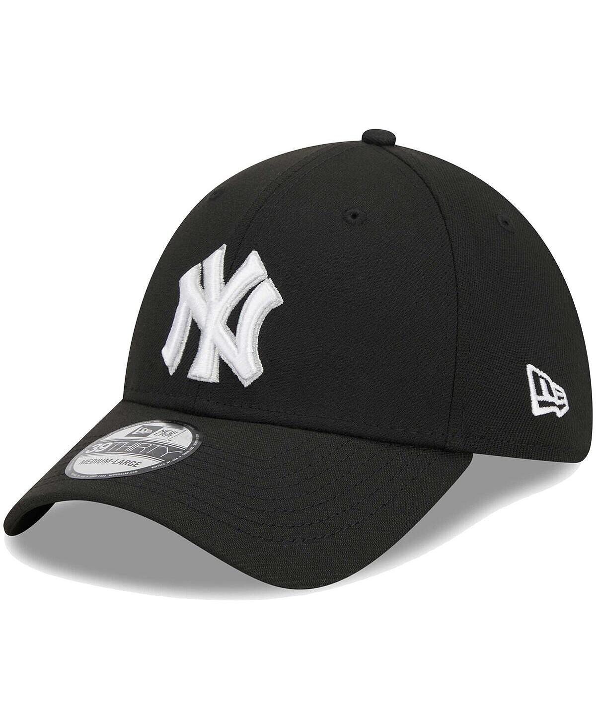 

Мужская черная гибкая кепка с логотипом New York Yankees 39THIRTY New Era