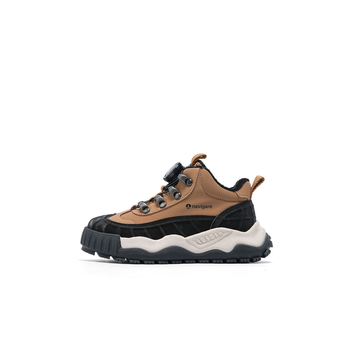 Slip Resistant, Abrasion Resistant, Breathable, Height Increasing, Lightweight Cushioning детские кроссовки NAVIGARE, желтый коричневый