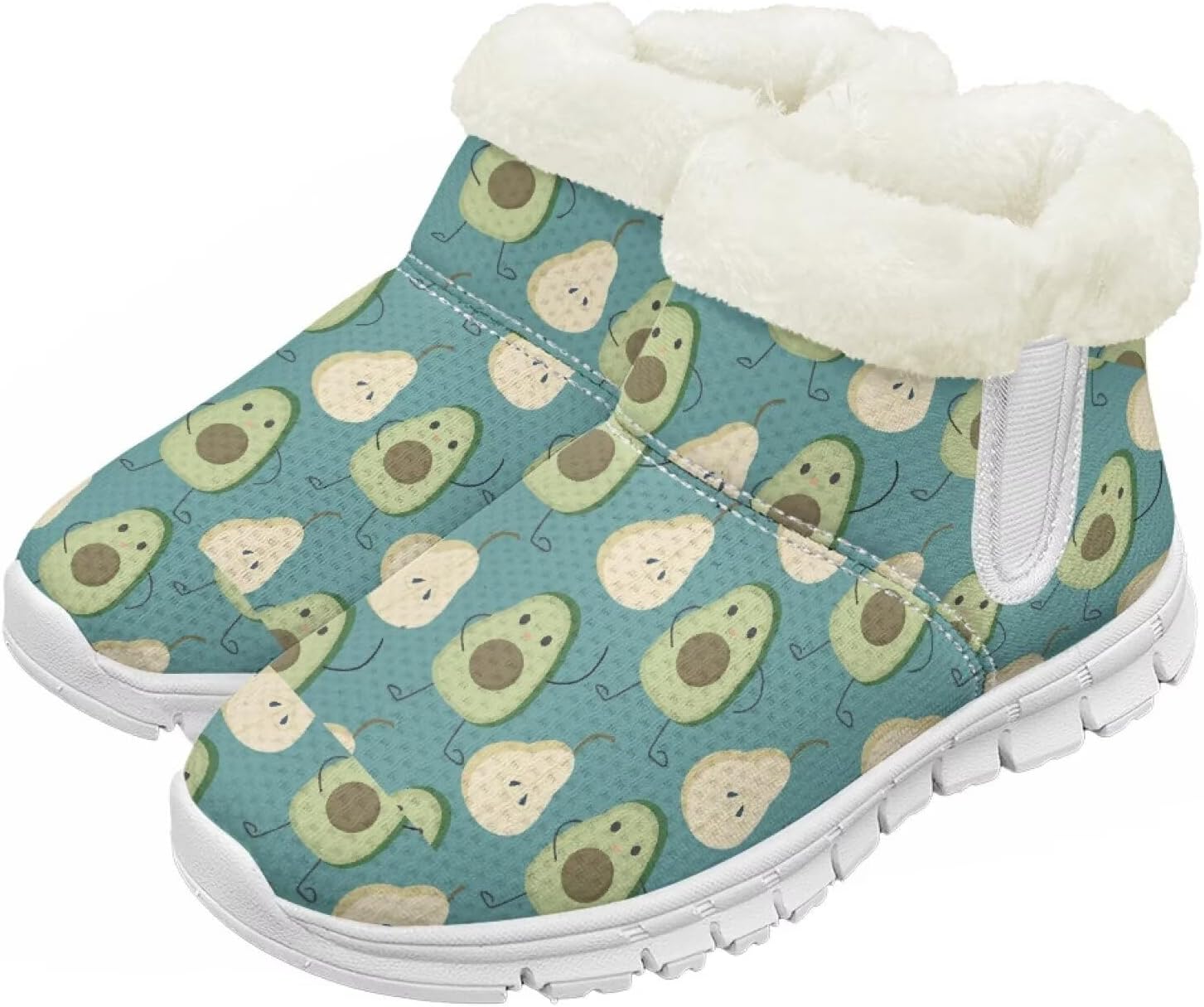 

Pzuqiu Зимние сапоги для мальчиков и девочек с водонепроницаемой утепленной меховой подкладкой для малышей, детей и старших детей, для холодной погоды и походов на улице, белая подошва