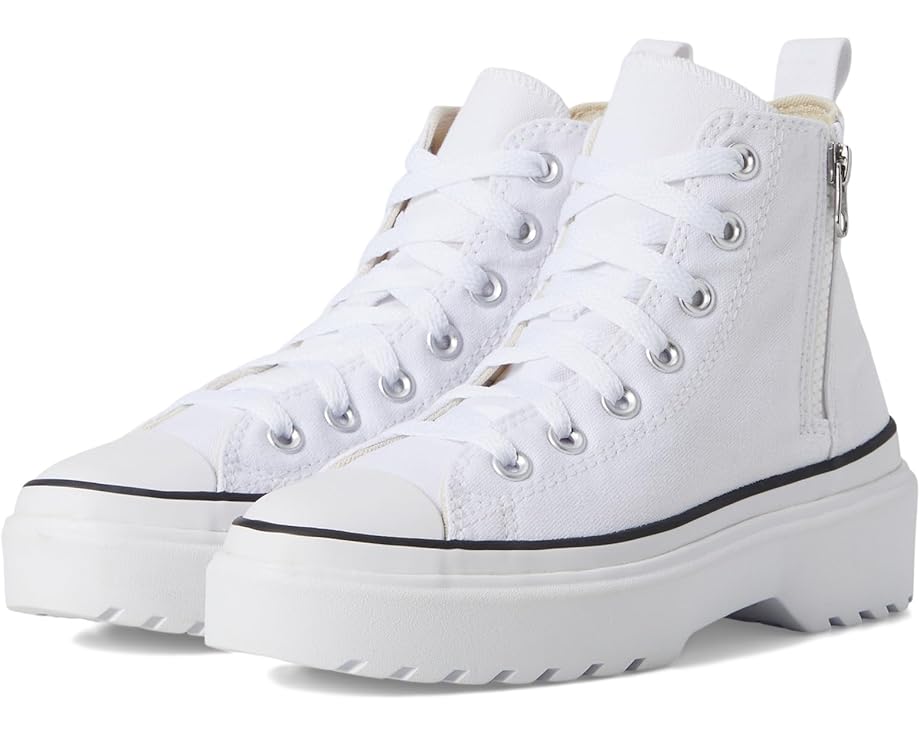 

Кроссовки Converse Kids Chuck Taylor All Star Lugged Lift Platform Canvas, цвет White/White/Black