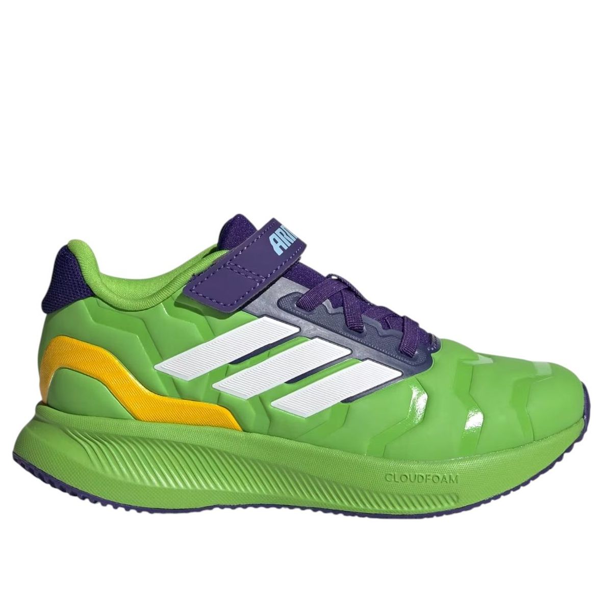 (PS) Adidas x Iron Hulk Runfalcon 5 'Semi Solar Green Cloud White' — фото 2