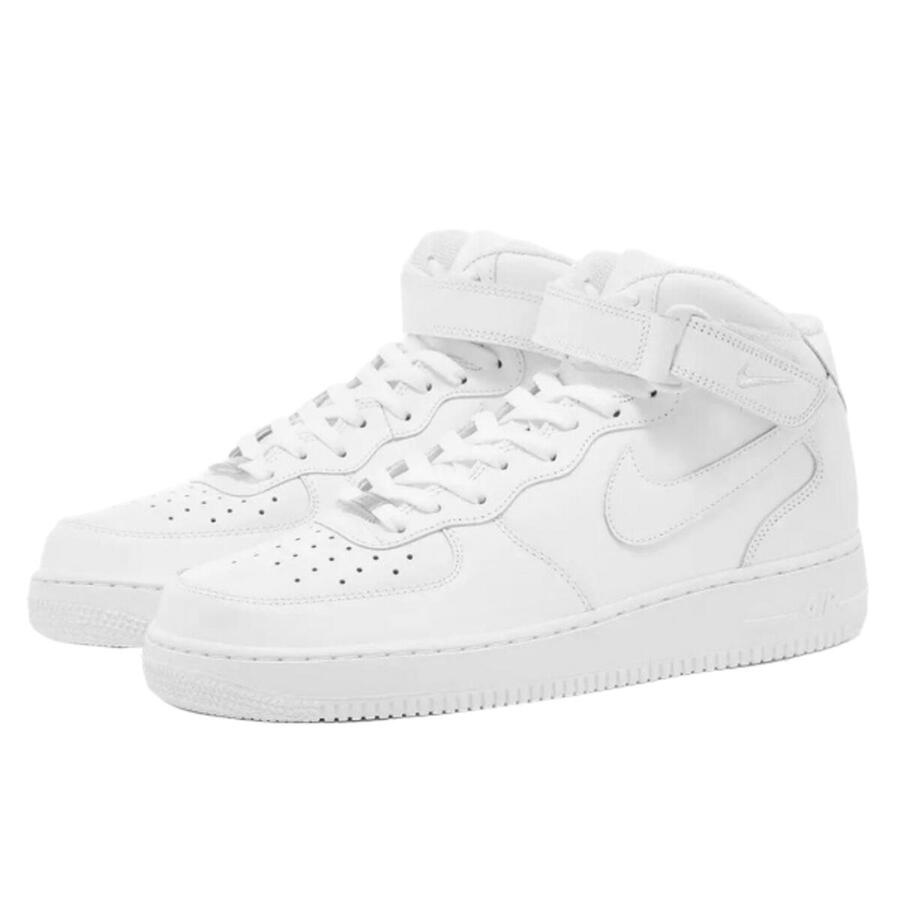 NIKE Кроссовки Air Force 1 Mid '07 белые — фото 2