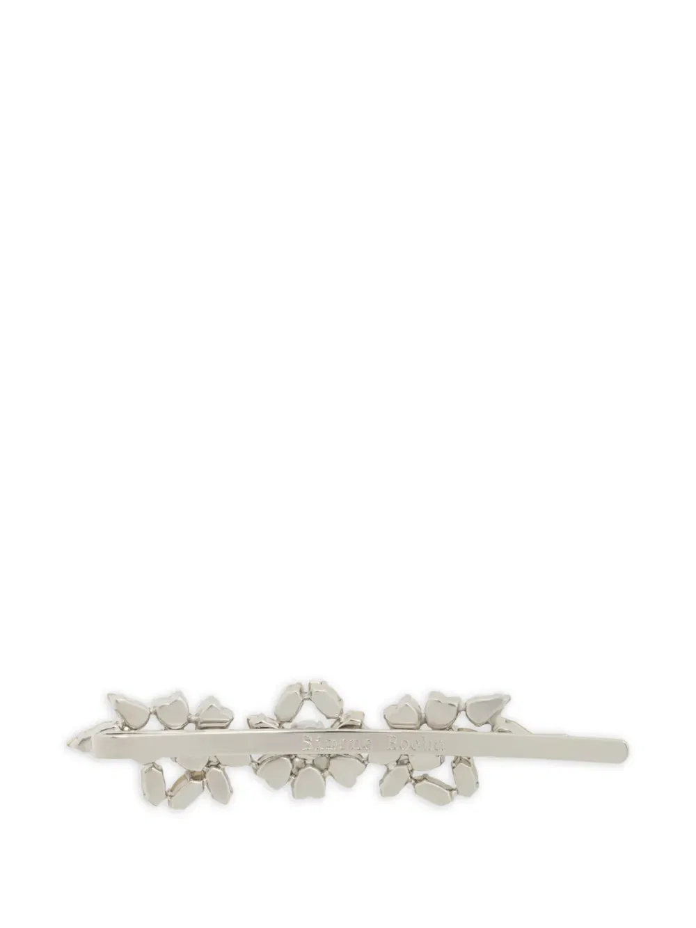 Заколка для волос Heartbloom с цветочным декором Simone Rocha, серебро — фото 2