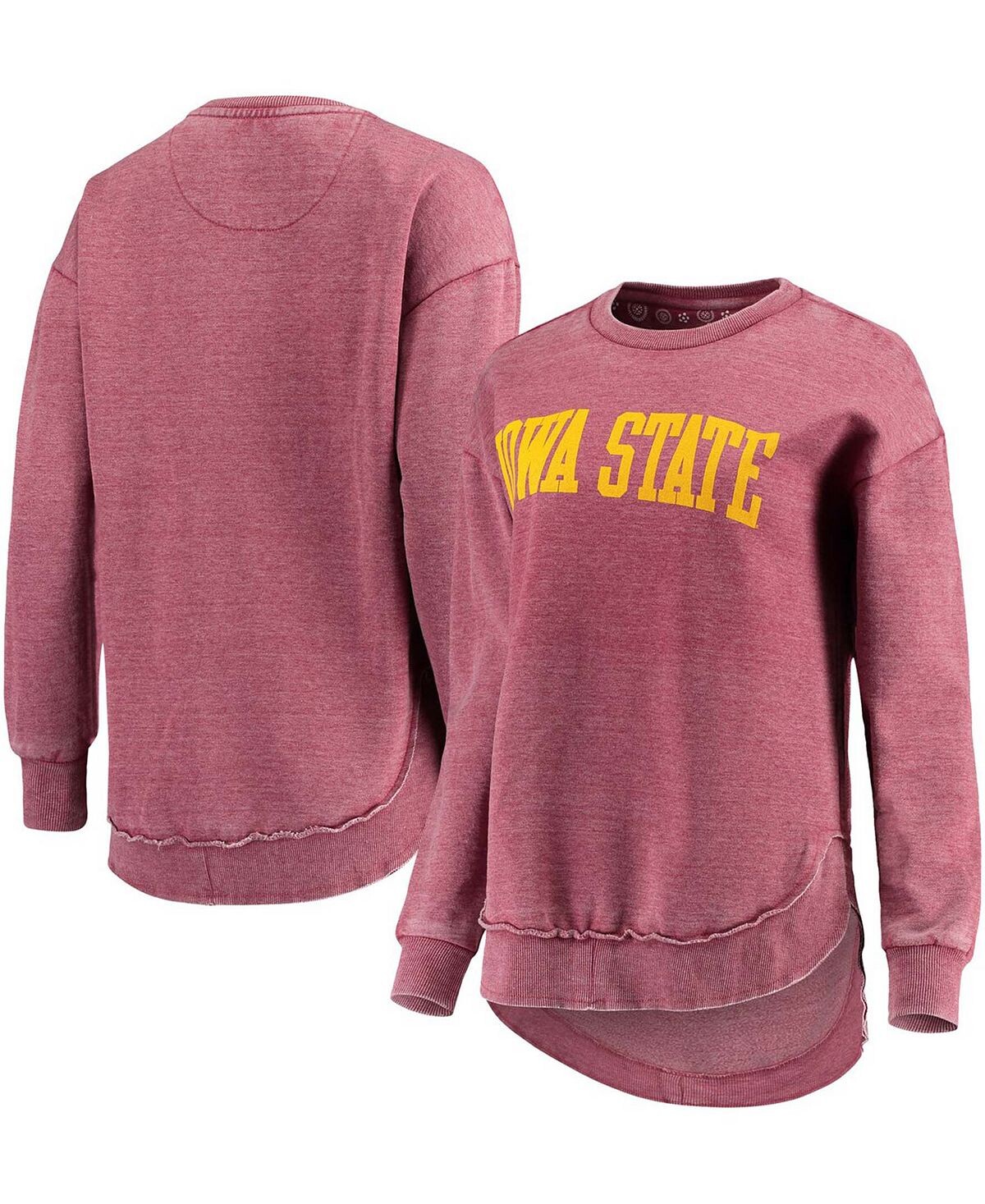 

Женский свитшот в винтажном стиле Cardinal Iowa State Cyclones Pressbox