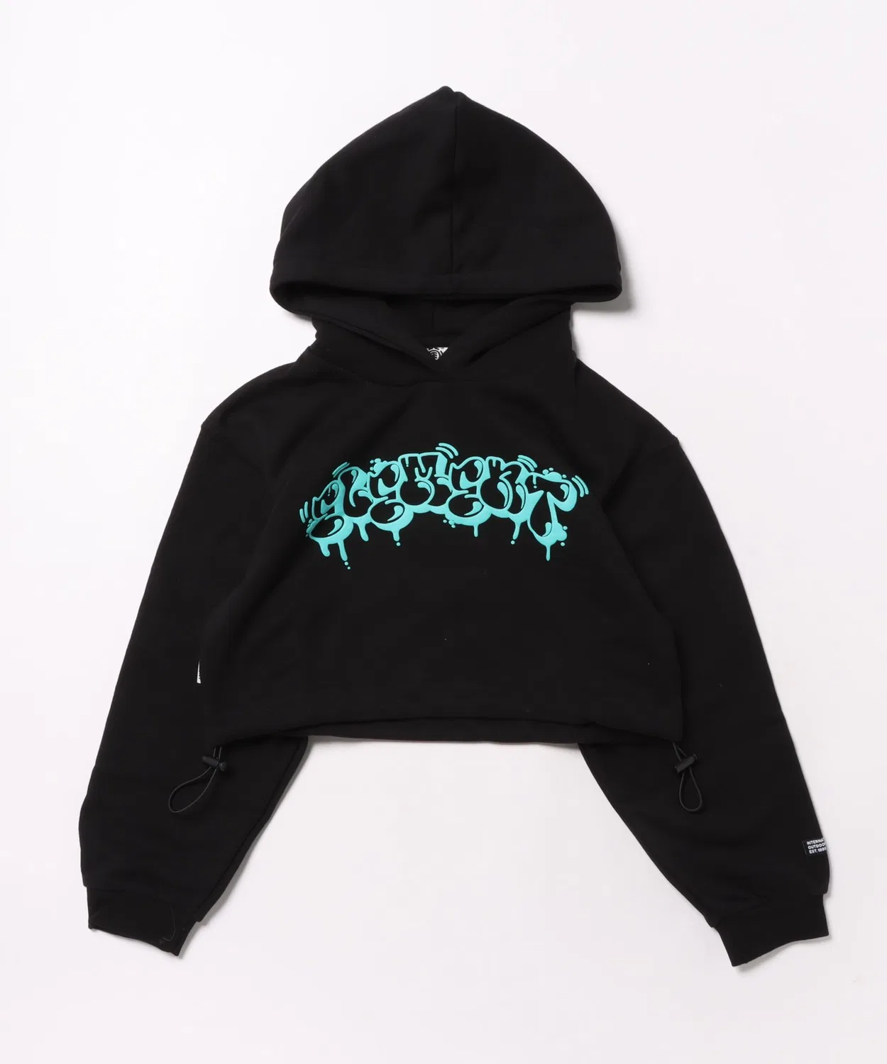 Детская худи ELEMENT TAGGING HOOD GIRL с логотипом, чёрная