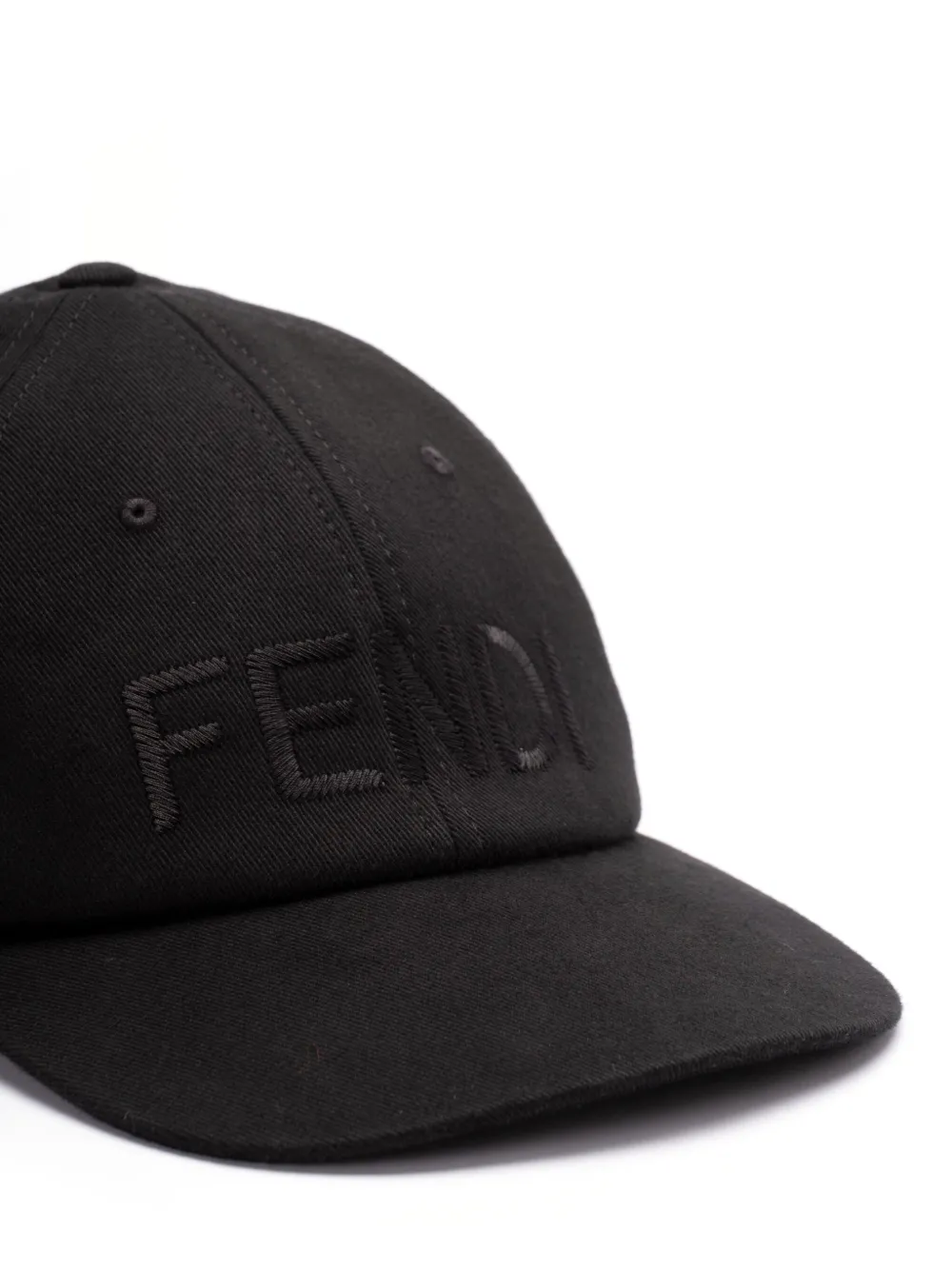 Бейсболка с вышитым логотипом FENDI, черный — фото 3