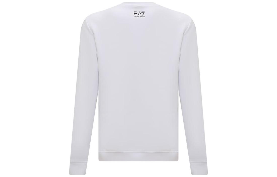 Свитшот EA7 для мужчин EMPORIO ARMANI, белый