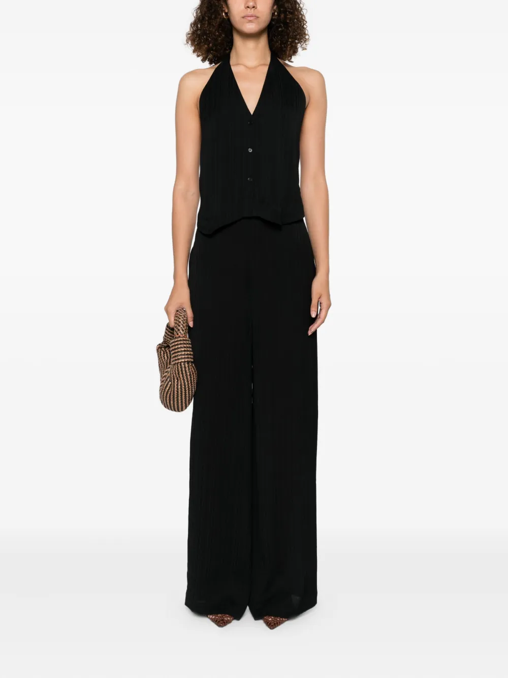 

Жилет с вырезом халтер JOSEPH, черный