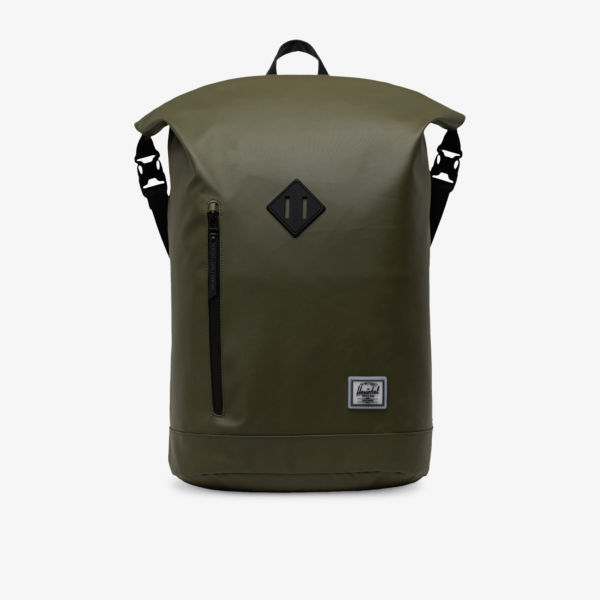 

Рюкзак тканый с откидным клапаном Roll top Herschel Supply Co, зеленый