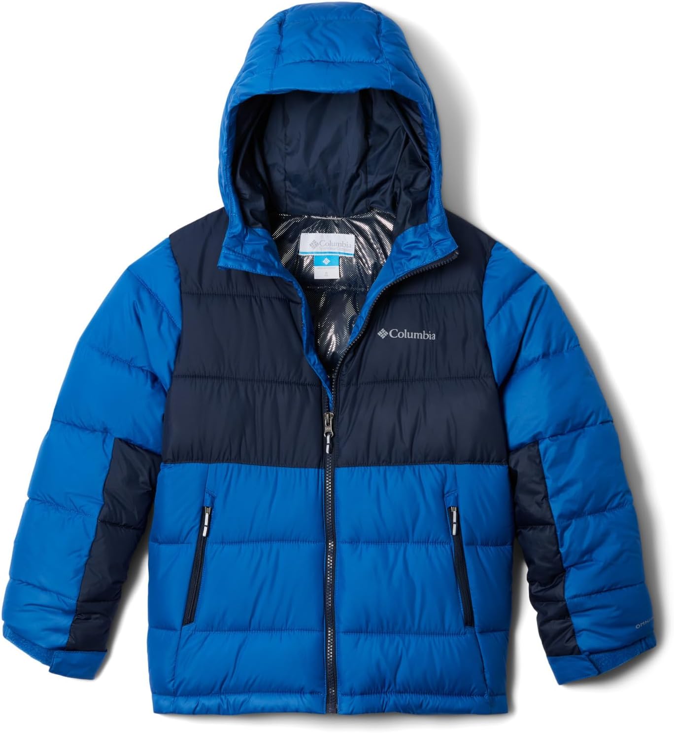 

Columbia детская куртка с капюшоном Pike Lake II, Bright Indigo, Collegiate Navy