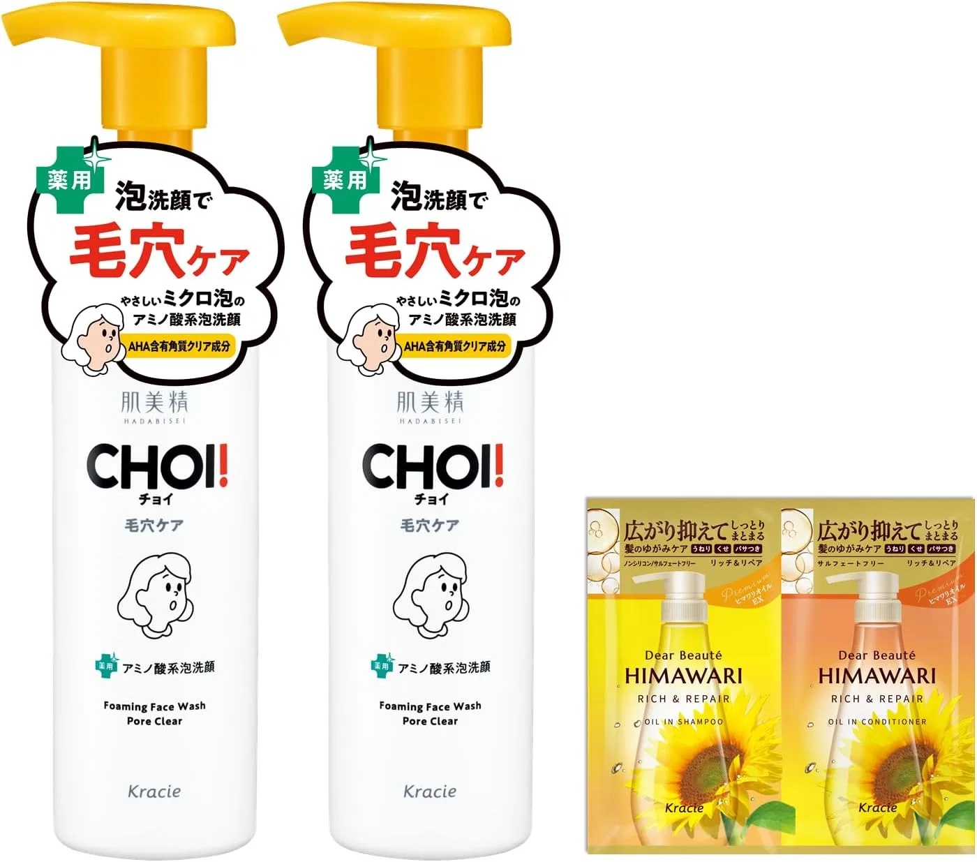 Пенка для умывания Hada Labo — CHOI Foaming Facial Cleanser для ухода за порами, x , белый, 110 г
