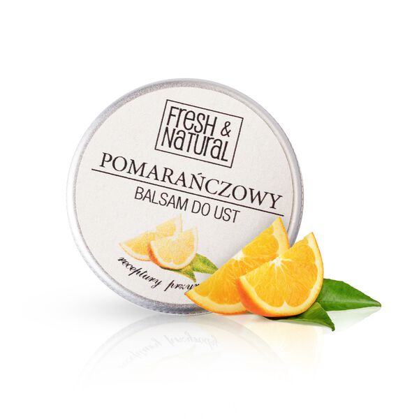 

Апельсиновый бальзам для губ, 15 мл Fresh & Natural
