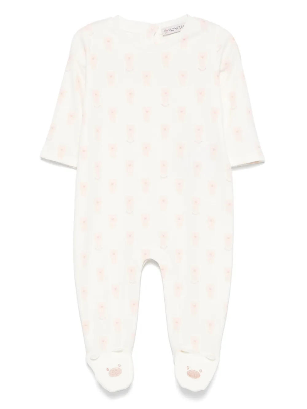 

Пижама с принтом Moncler Enfant, белый