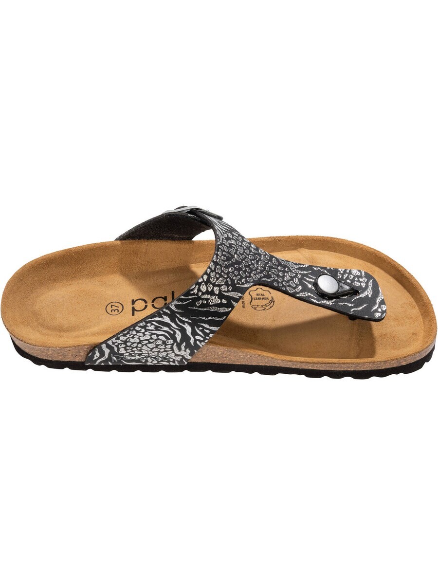 Сандалии с т-образным ремешком Palado T-Bar Sandals Kos, цвет black/silver — фото 4