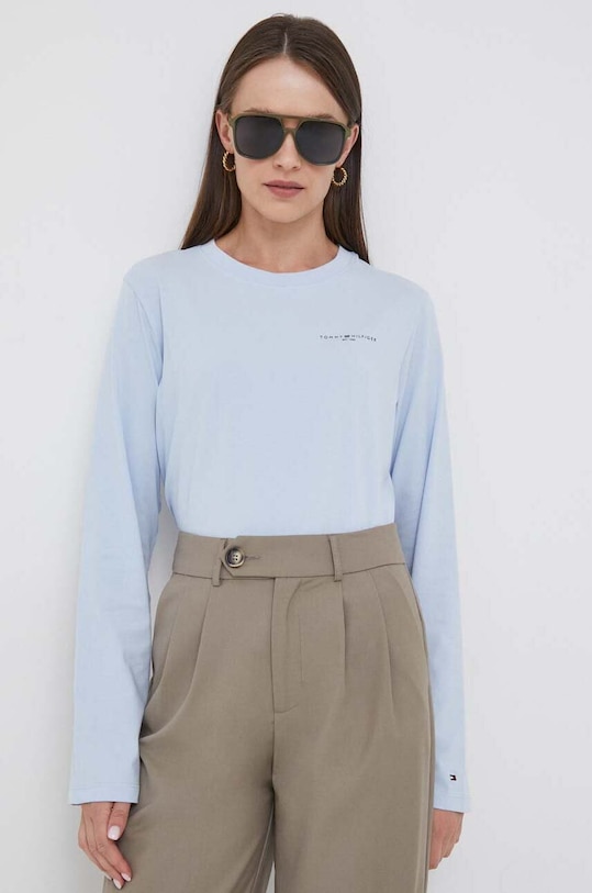 

Лонгслив Tommy Hilfiger, синий