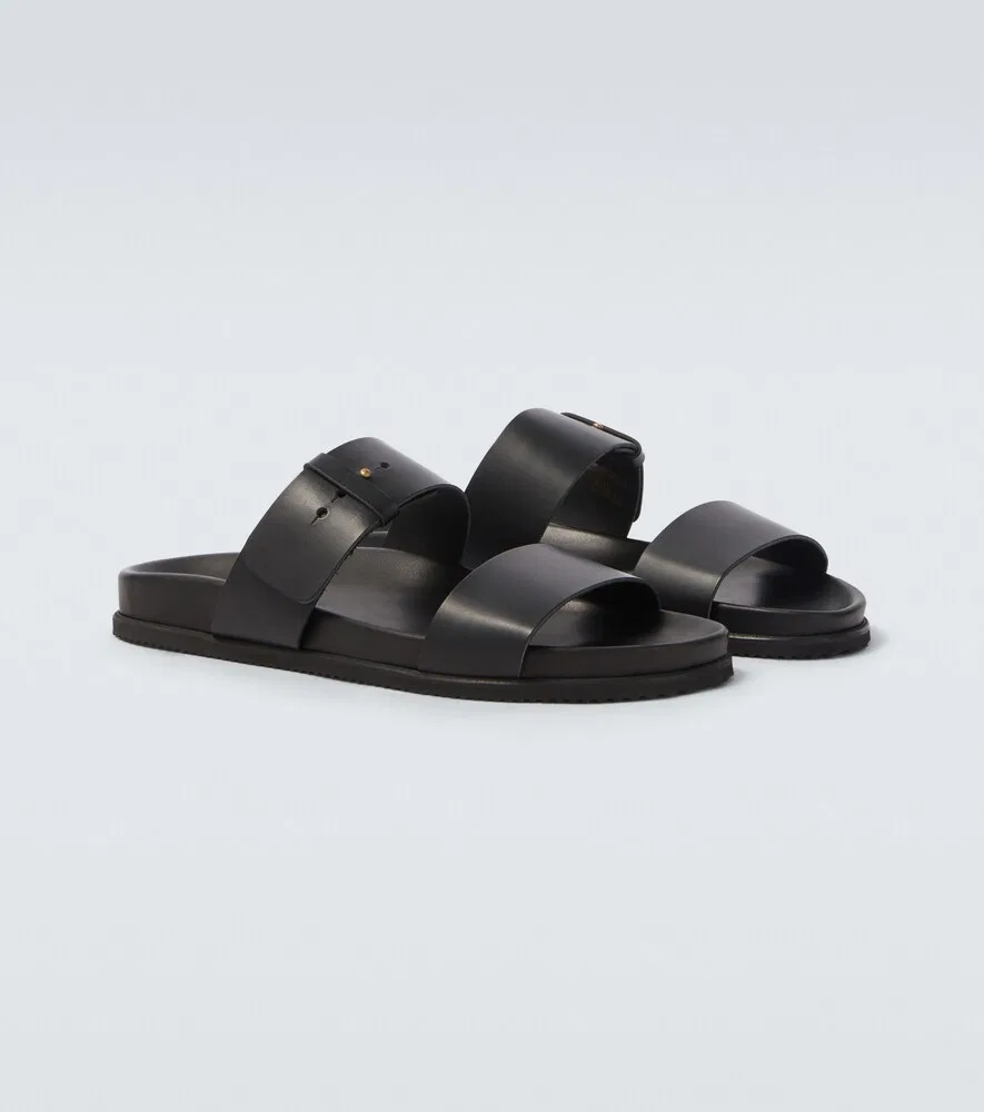 Кожаные сандалии «Кимон» Ancient Greek Sandals, черный