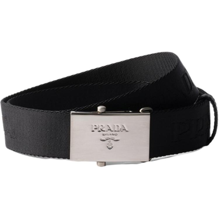 

PRADA Лента с логотипом для ремня, Black