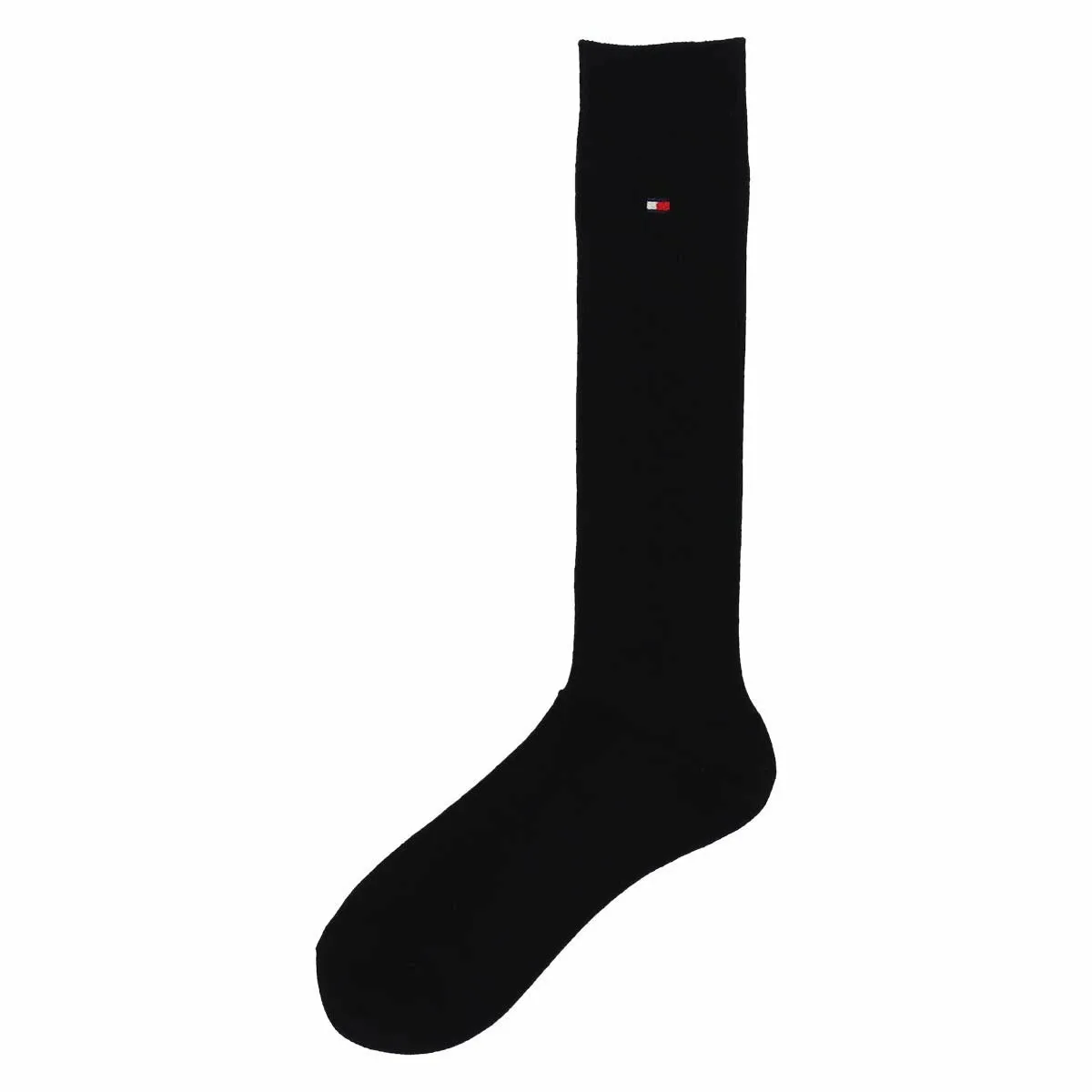 Школьные носки [длина 32 см] с вышивкой в одну точку. Tommy Hilfiger, 98. Black — фото 2
