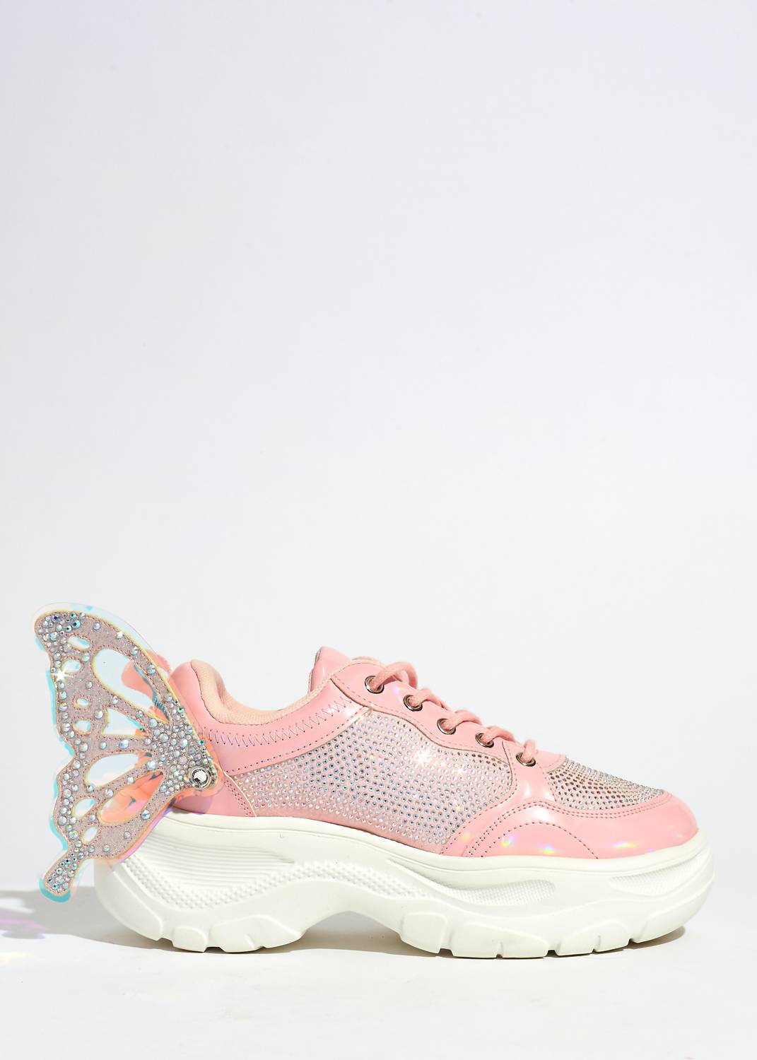 Женские кроссовки Aurora Trainer в розовом/белом цвете Sparkl Fairy Couture