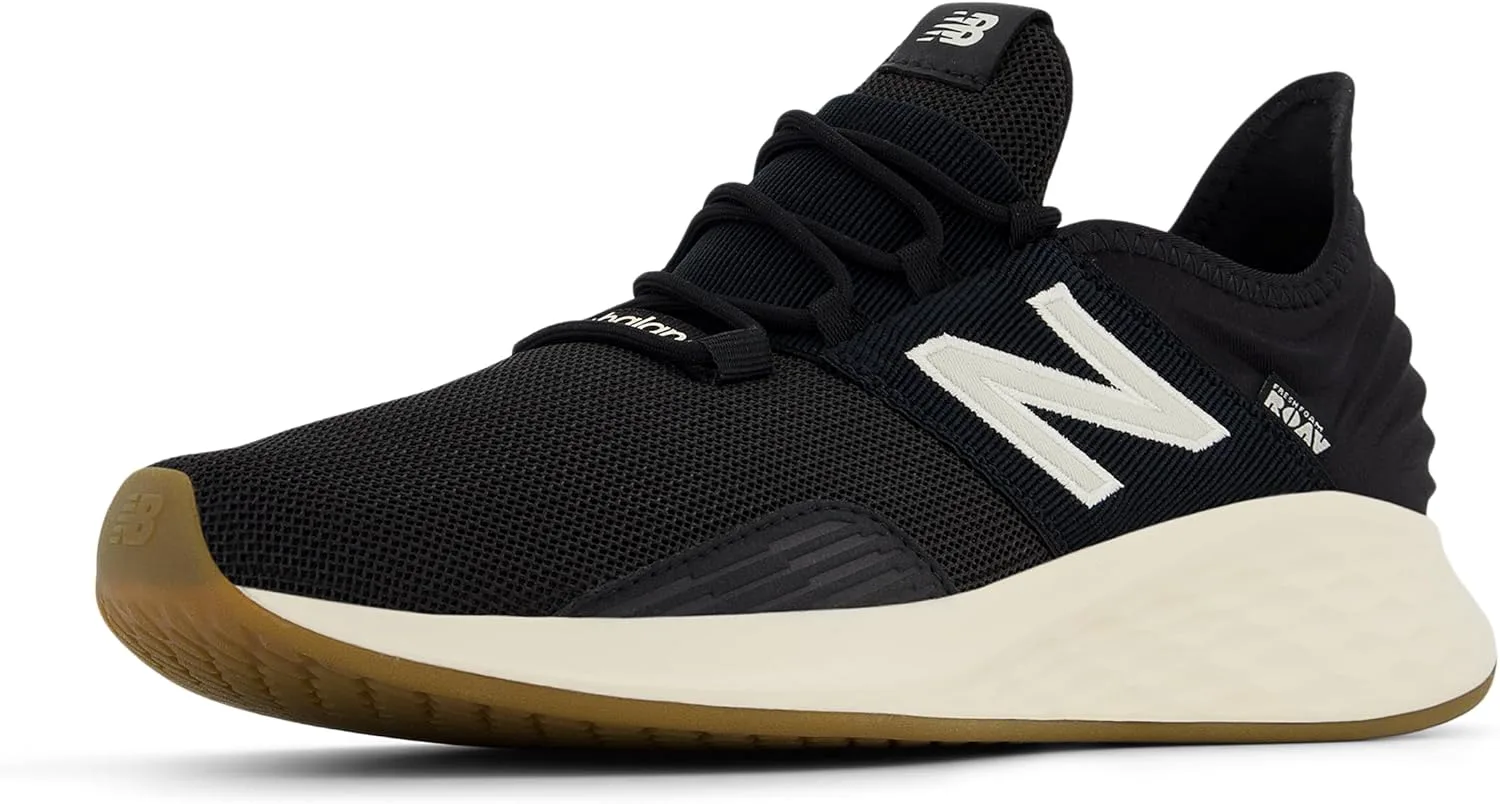 Кроссовки для бега New Balance Men's Fresh Foam Roav V1, черно-белый