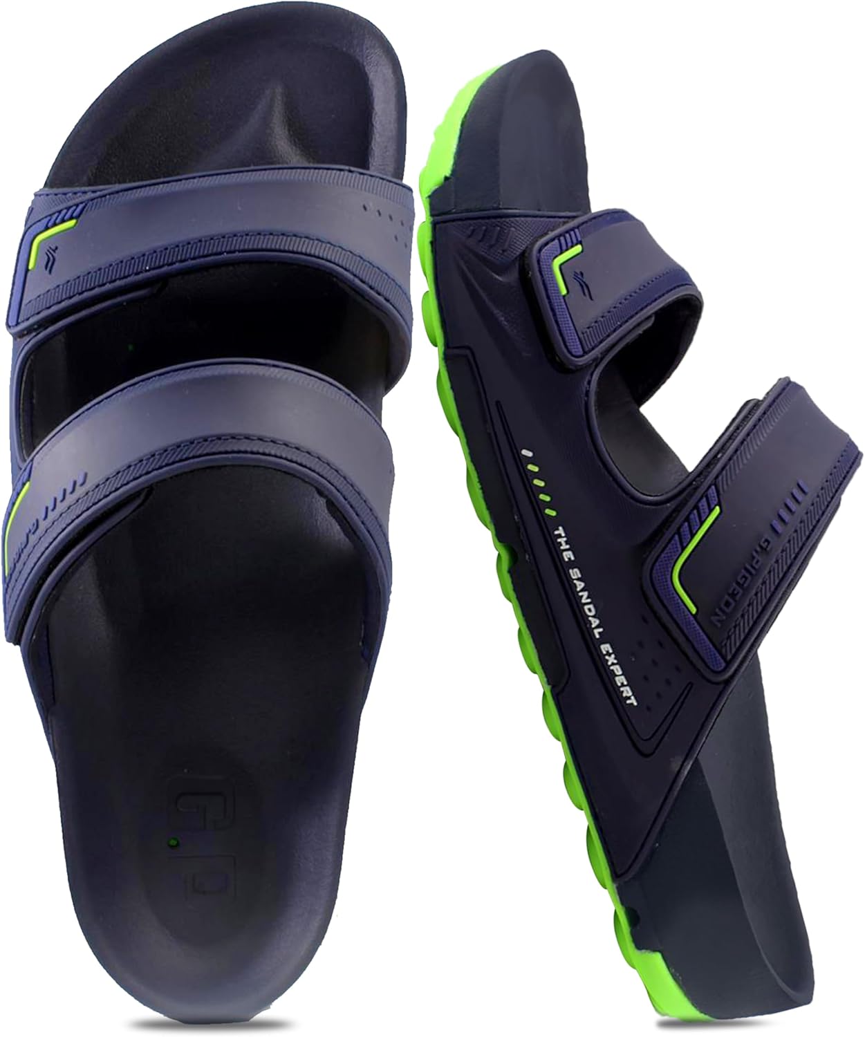 

Сандалии Gold Pigeon Shoes PIRO унисекс с ортопедической стелькой Orthoheel, высокоплотным гелем и подошвой с водоотведением, 1545 Navy-22