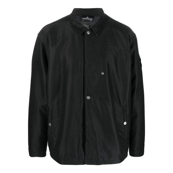

Рубашка shadow project insulated coach jacket 'black' Stone Island, черный