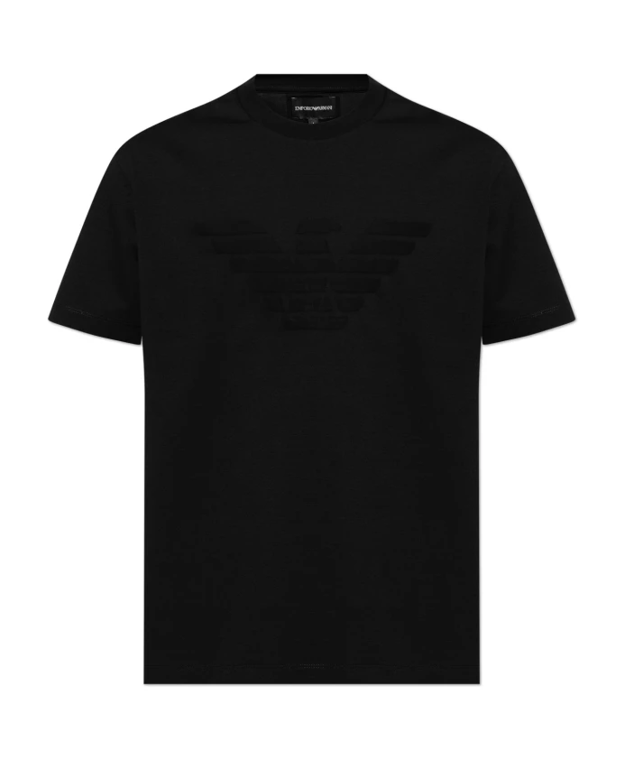 

Футболка с логотипом Emporio Armani, черный