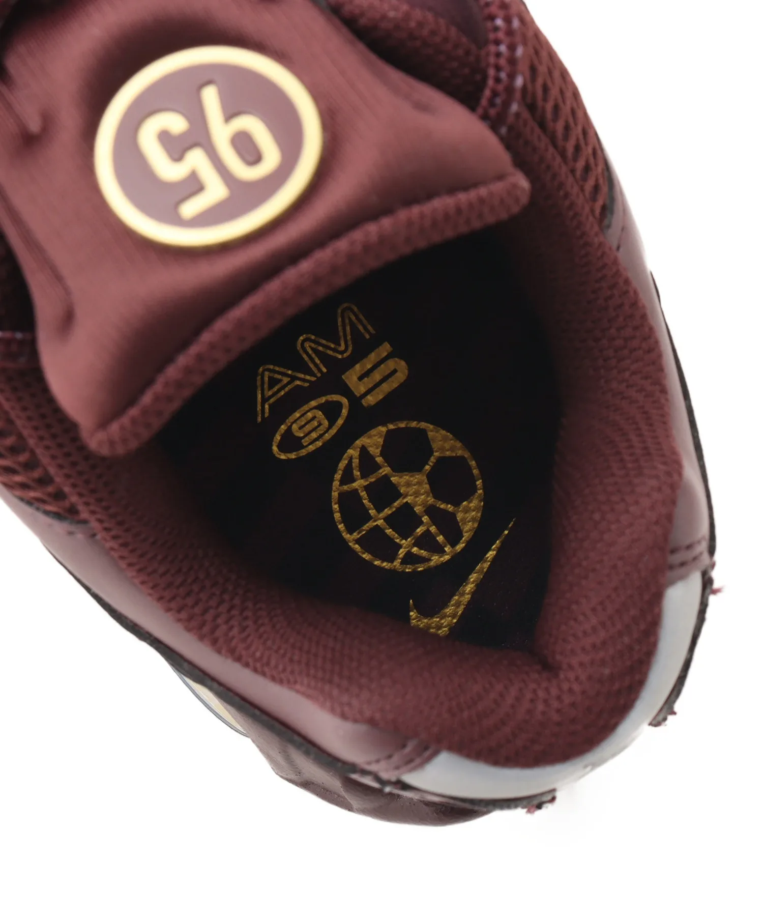 Унисекс кроссовки Air Max 95 Big Bubble SE NIKE бордовые — фото 4