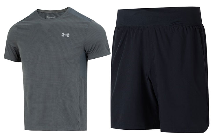 

Повседневная спортивная одежда мужская серая+черная Under Armour