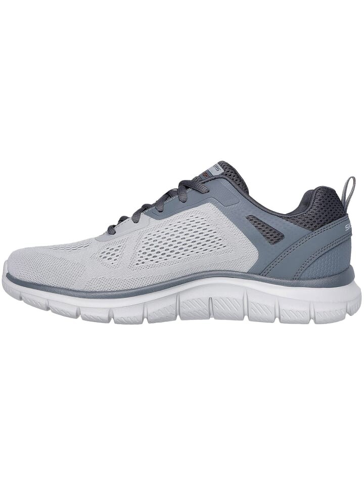 Кроссовки женские Skechers Track сетчатые из веганских материалов, серый — фото 3