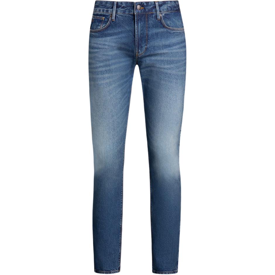 

Джинсы с эффектом потертостей EMPORIO ARMANI, синие