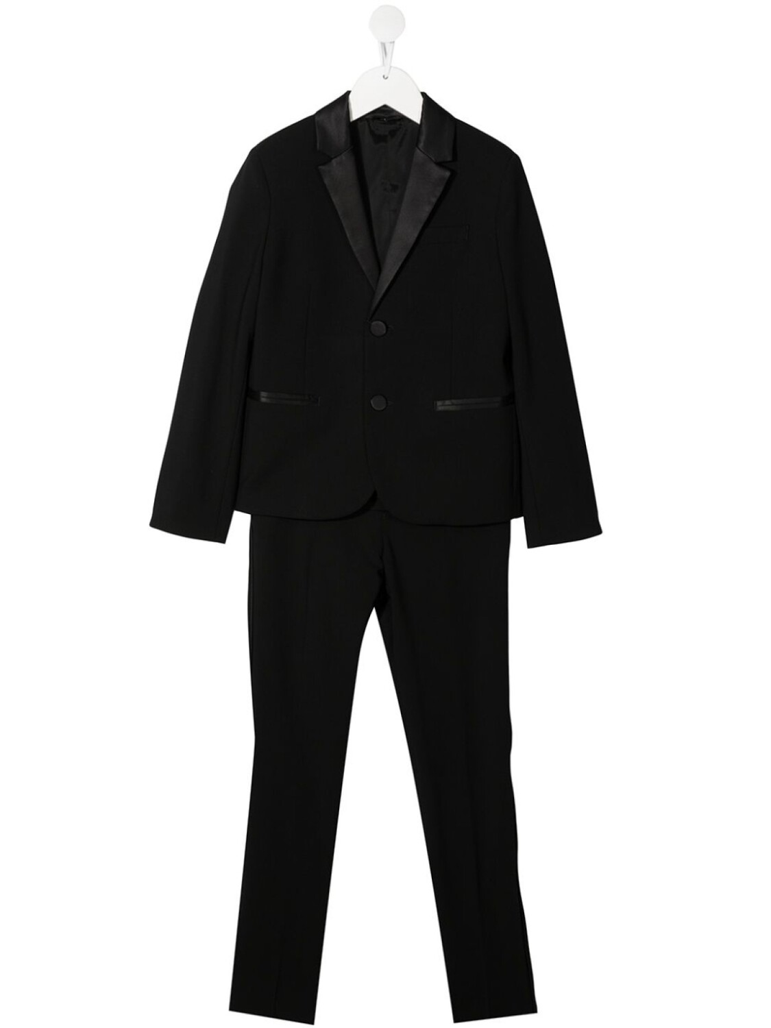 

Emporio Armani Kids костюм-двойка строгого кроя, черный