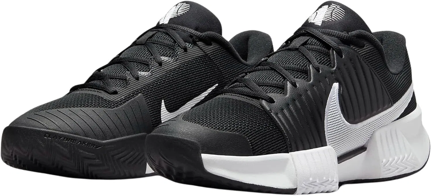 Мужские теннисные кроссовки Nike GP Challenge Pro для твердого покрытия корта, Black / White — фото 2