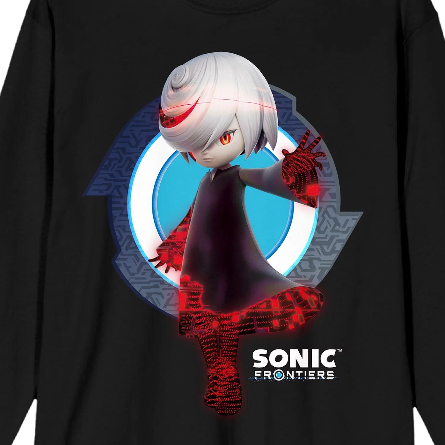 

Мужская футболка Nintendo Sonic Frontiers с загадочным рисунком Licensed Character