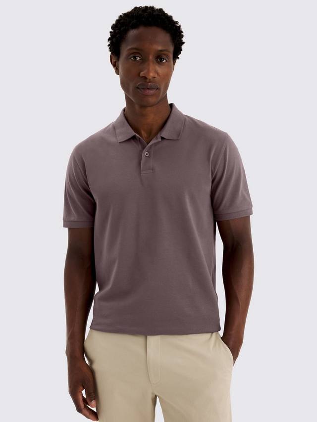 

Пике короткий рукав поло Moss, Dark Lilac