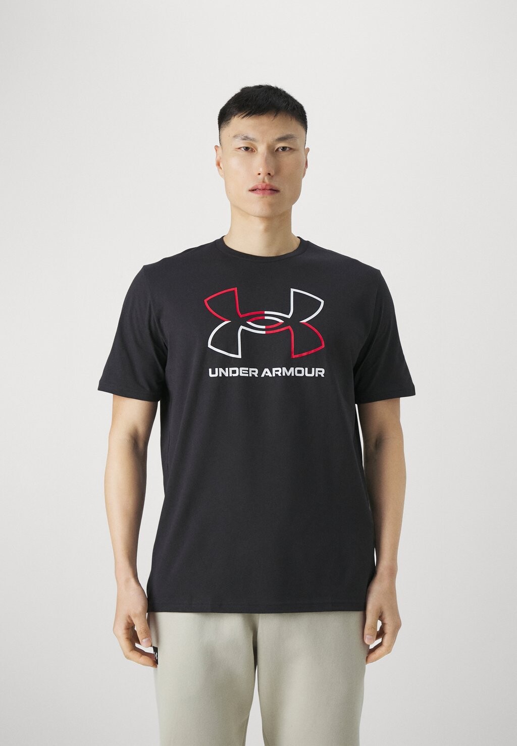 

Футболка с принтом Foundation Update Under Armour, цвет black/red/white