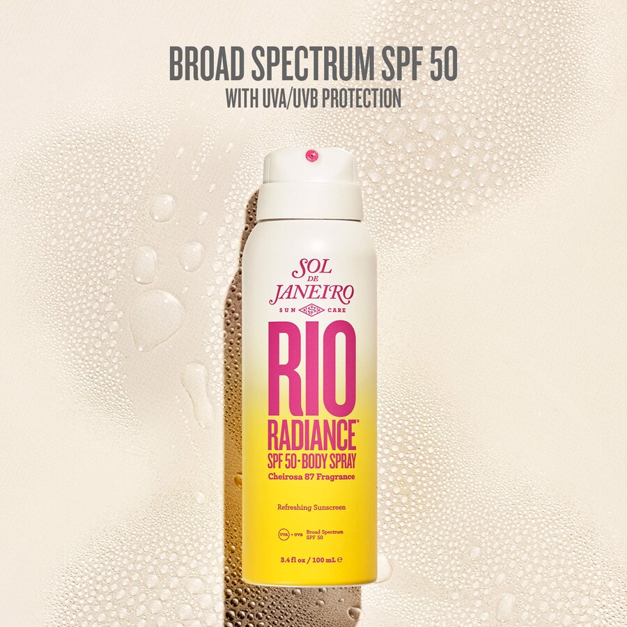 Солнцезащитный спрей для тела Rio Radiance SPF 50 с ниацинамидом Sol de Janeiro, 3.4/100 — фото 2