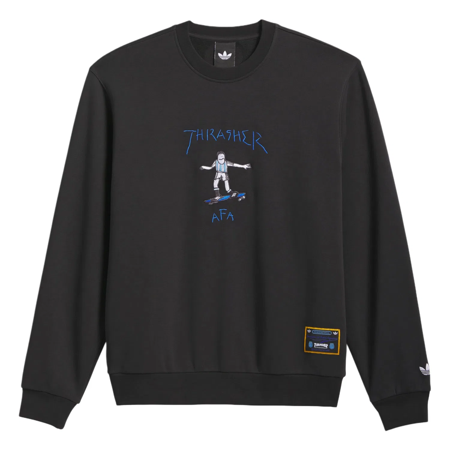 Свитшот коллаборации Adidas Originals x Thrasher черный