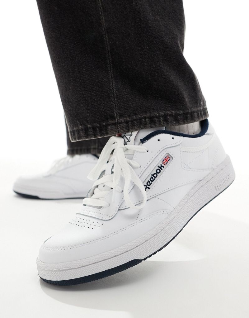 

Reebok Club - C 85 - Бело-синие кроссовки, Синий, Reebok Club - C 85 - Бело-синие кроссовки