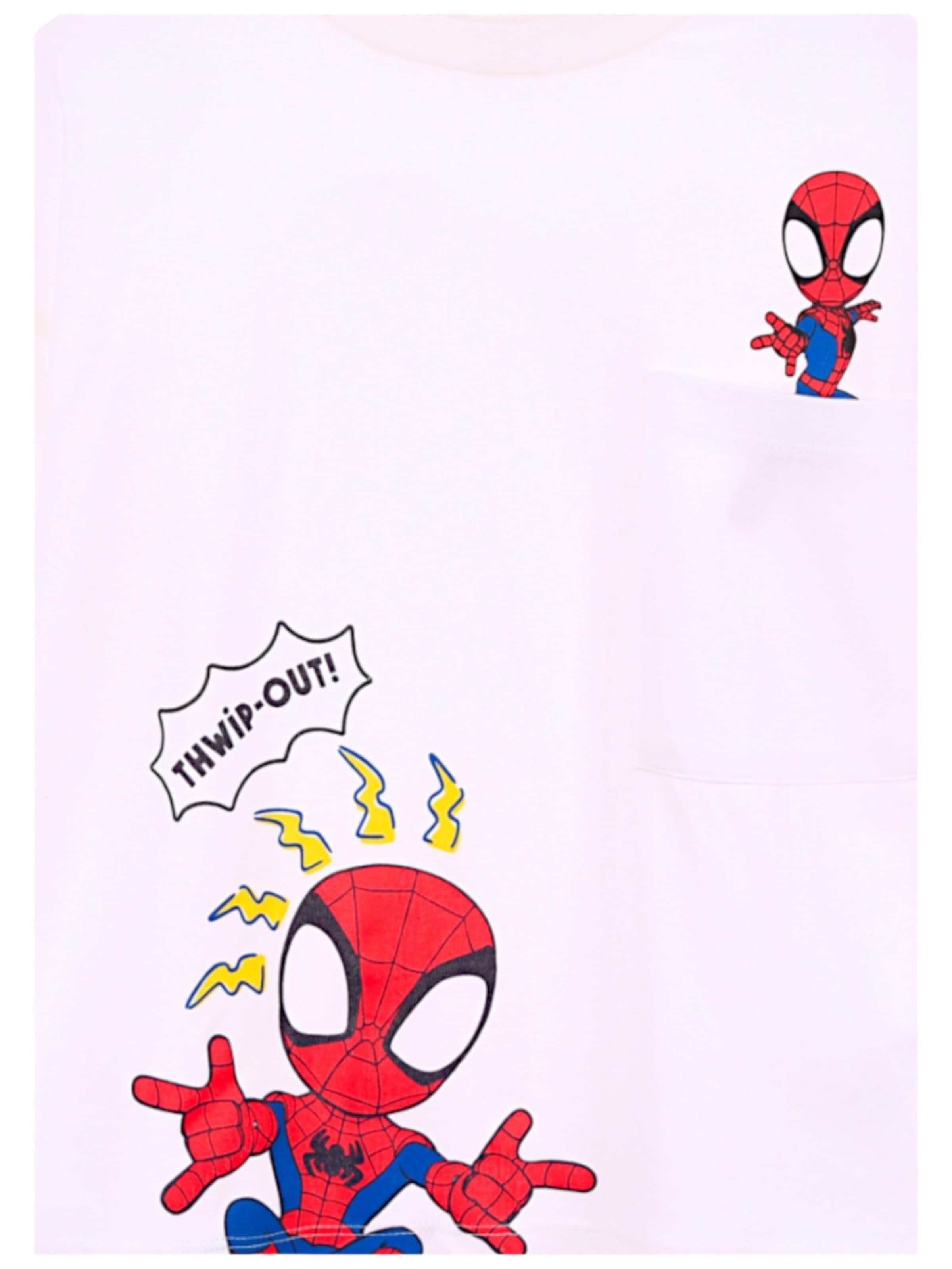 Spider-Man Лонгслив 'Spidey' в цвете Cream — фото 3