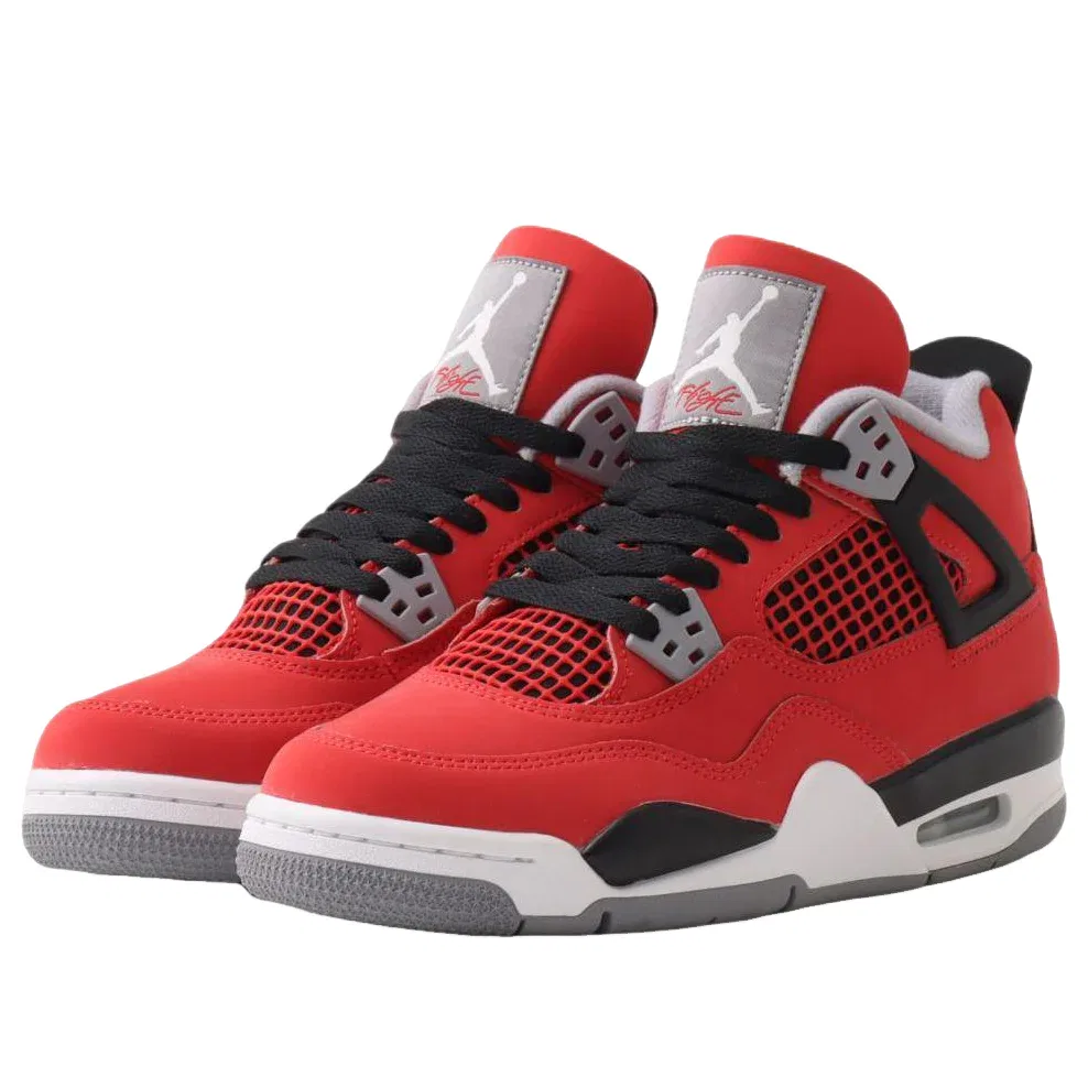 Кроссовки Air Jordan 4 Retro «Toro Bravo» FQ8213-600, красный — фото 2