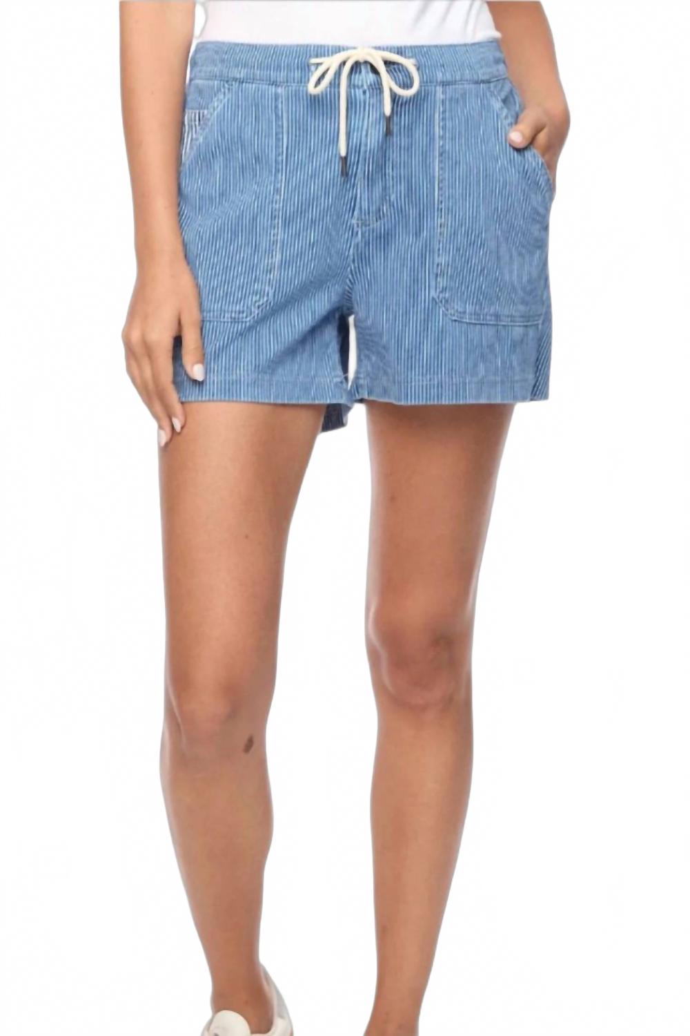 

Buffy Полосатые шорты на шнурке в синем цвете Flags & Anthem