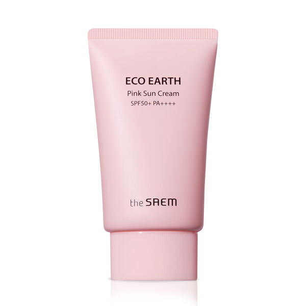 

Крем для лица с spf50+ pa++++, 50 мл The Saem Eco earth pink