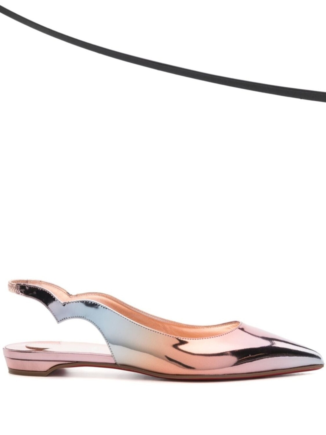 

Christian Louboutin балетки Hot Chickita, металлик