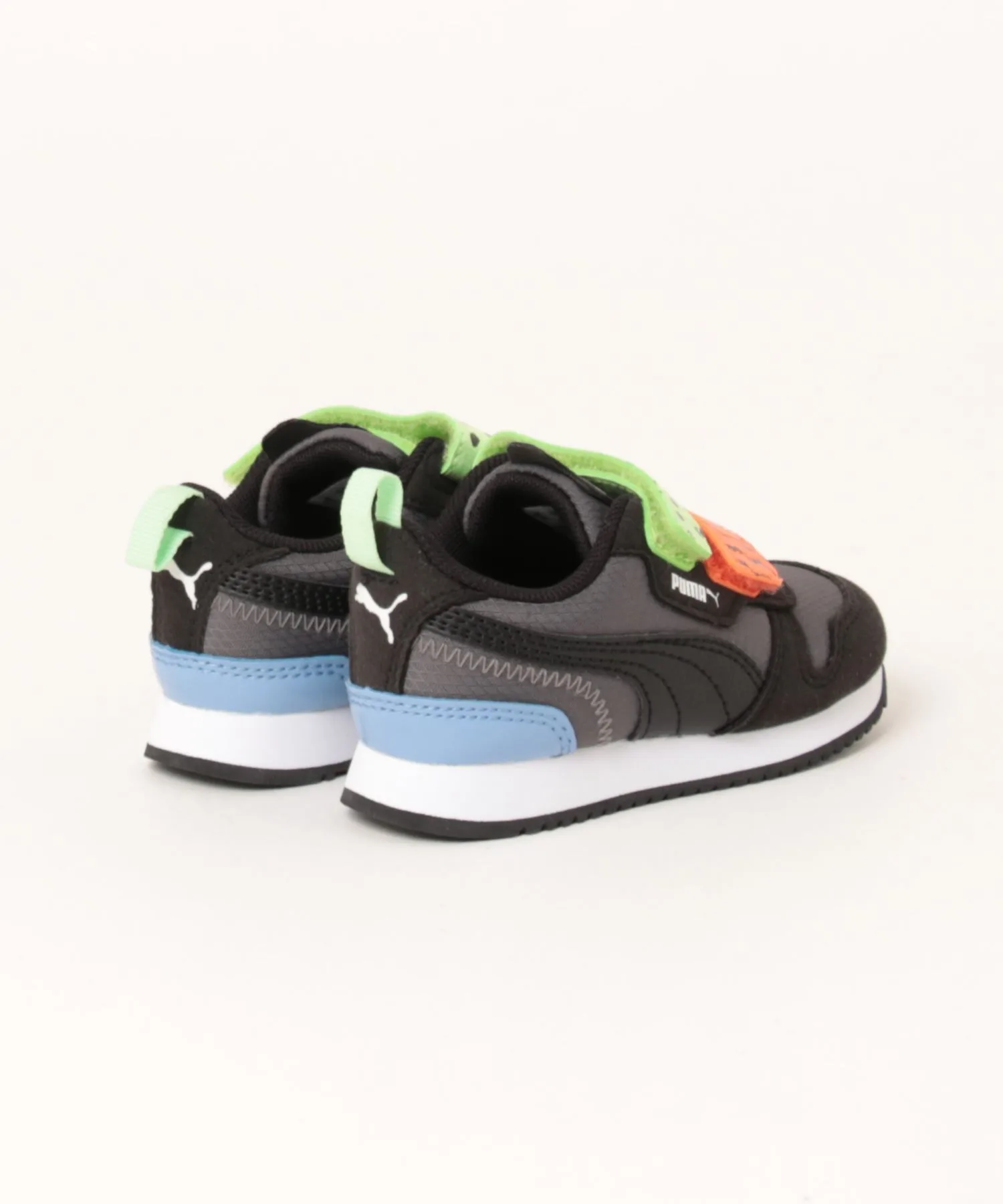 Детские кроссовки с быстрой застежкой R78 MIX MTCH V PUMA черные — фото 2