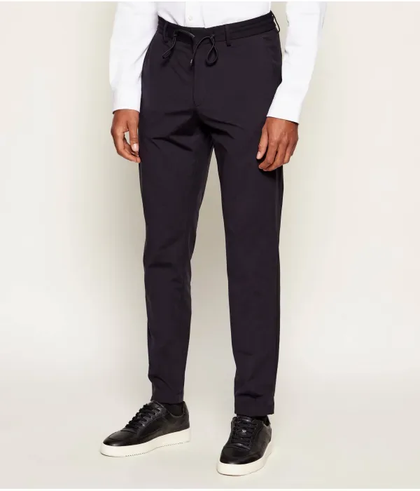 Брюки чинос P-GeniusJ-RDS-WG-233 slim fit Boss, черный — фото 3
