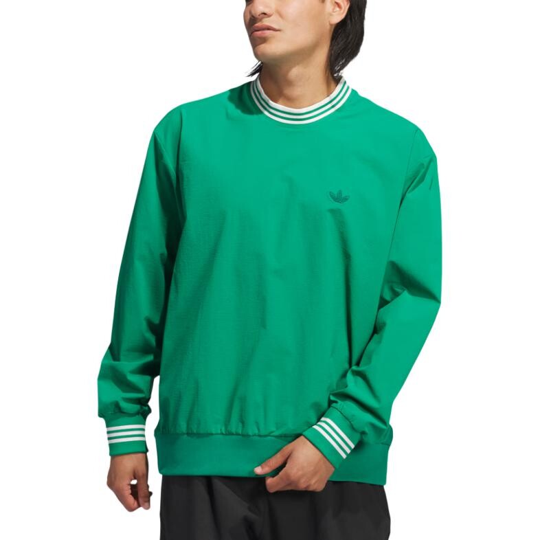 Толстовка мужская дымчато-зеленая Adidas Originals, зеленый — фото 2