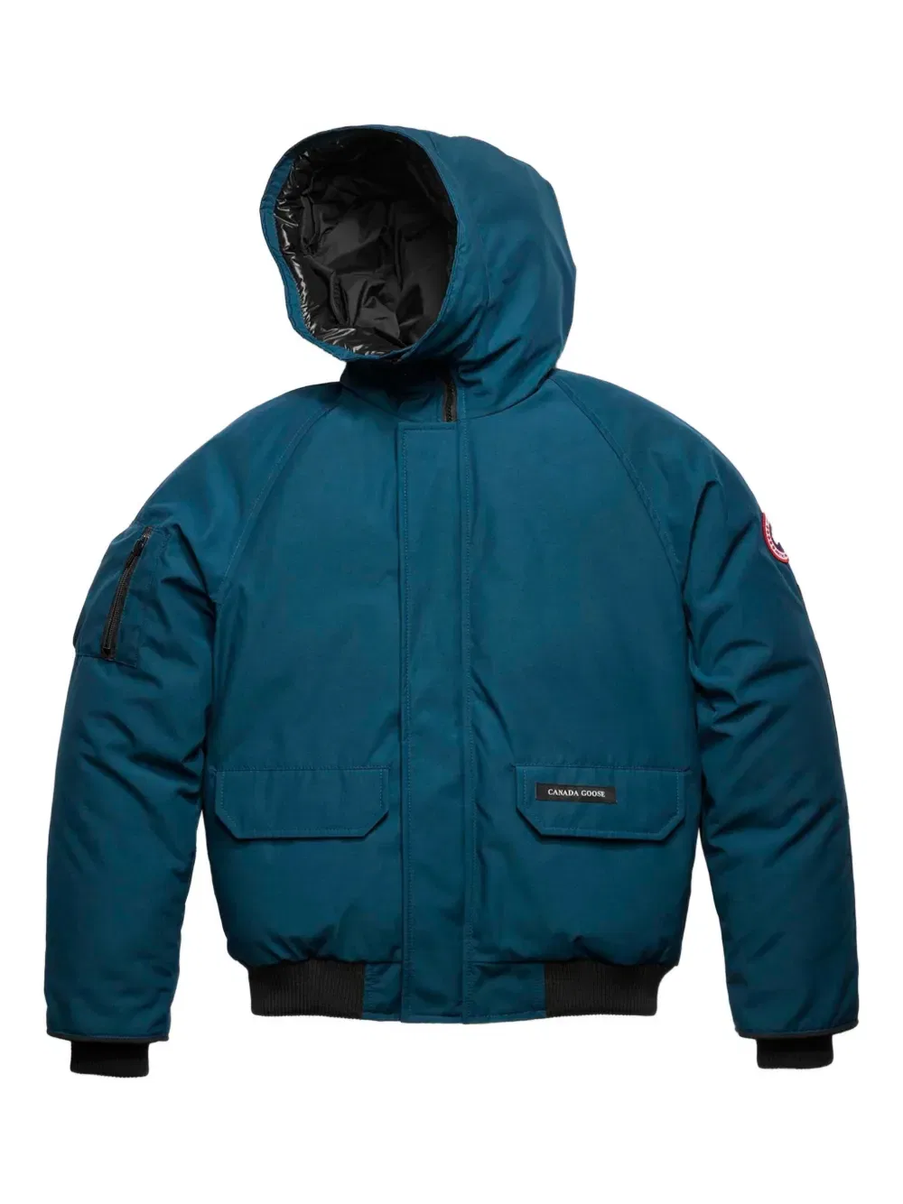 Куртка на молнии с капюшоном Canada Goose Kids, синий
